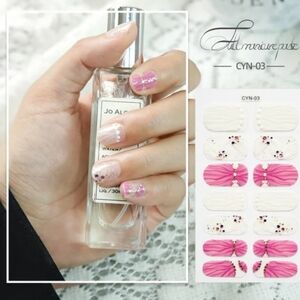 3D Nail Wraps | Nail Strips | Nail Stickers [14 PCS]
